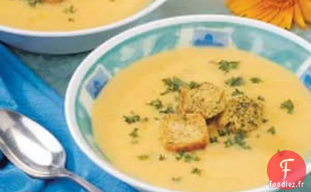 Soupe de Pommes de Terre au Cheddar