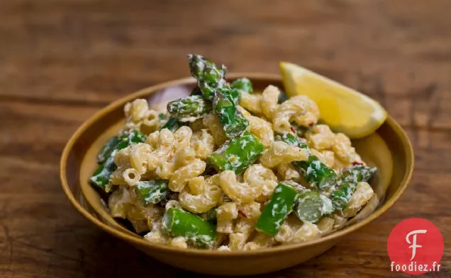 Salade De Macaronis Au Fromage De Chèvre Et Aux Asperges