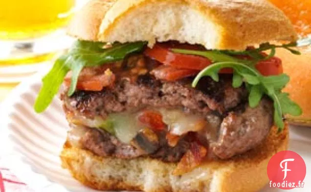 Cheeseburgers Farcis aux Champignons