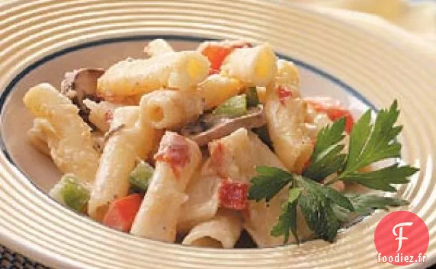 Ziti Crémeux au Peppéroni
