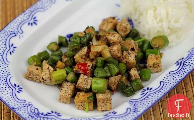 Recette de Sauté d'Asperges au Tofu