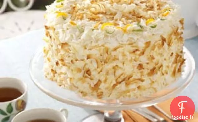 Gâteau Mousseline à la Noix de Coco