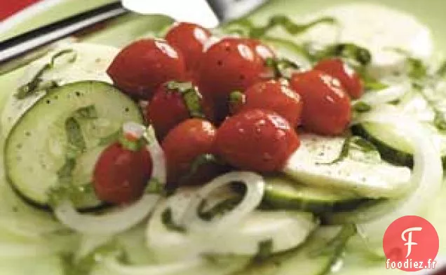 Salade de Mozzarella aux Tomates Raisins