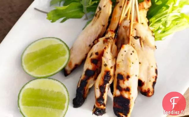 Brochettes de Poulet Margarita