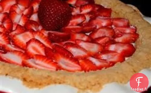 Tarte au Fromage aux Fraises de Deni