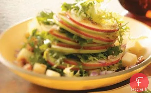Salade de Pommes avec Vinaigrette à l'Érable