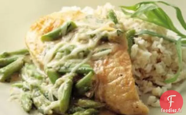 Poulet Et Asperges Au Gruyère Fondu