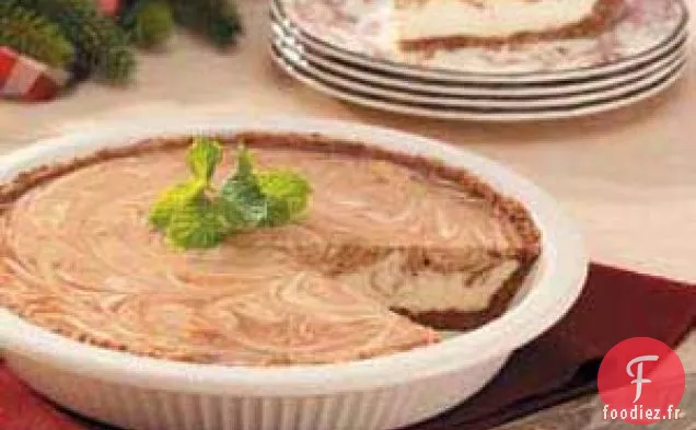 Tarte au Lait de Poule Tourbillonnant au Chocolat