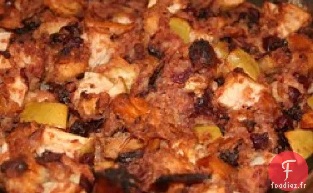 Farce aux Canneberges et aux Raisins Secs