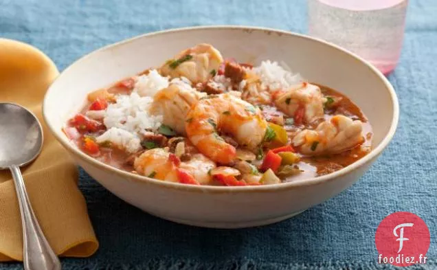 Ragoût de Fruits De Mer Cajun Épicé