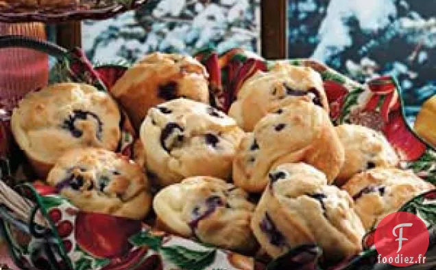 Muffins à la Crème de Bleuets