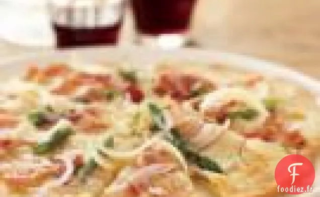 Pizza Aux Asperges Grillées Et Au Prosciutto