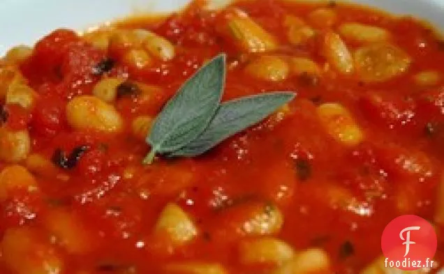 Ragoût de Haricots et Tomates à la Sauge