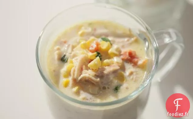 Chaudrée de Poulet et Maïs Blanc