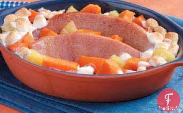 Casserole de Jambon à La Patate Douce