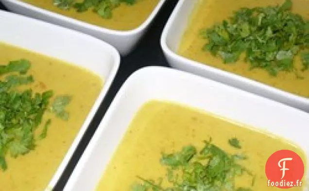 Soupe Carotte Coco Citron Vert