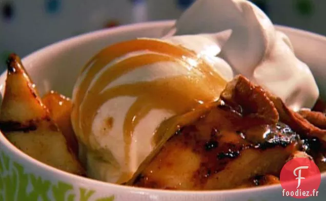 Sundae aux Poires Grillées