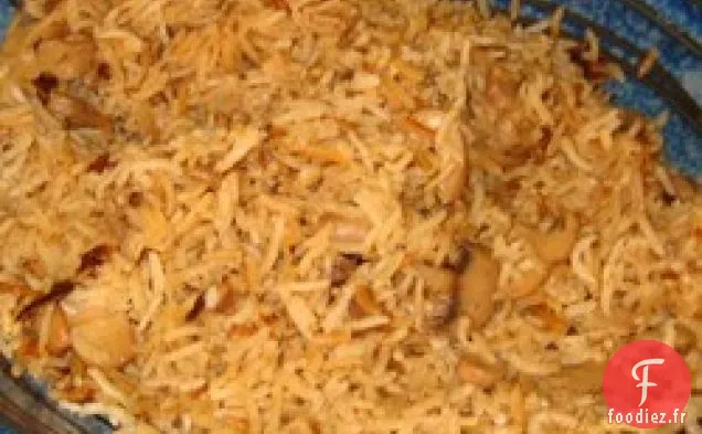 Riz aux Champignons et Oignons