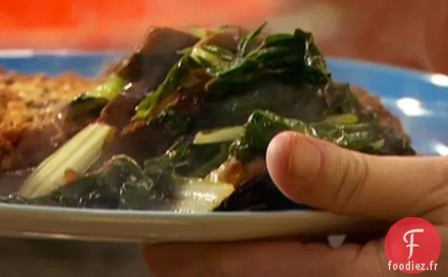 Légumes Verts sautés et Champignons