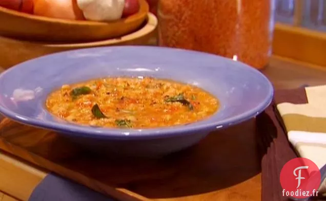 Soupe Épicée Marocaine Aux Pois Chiches