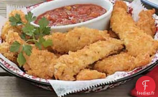 Lanières de Poulet aux Croustilles