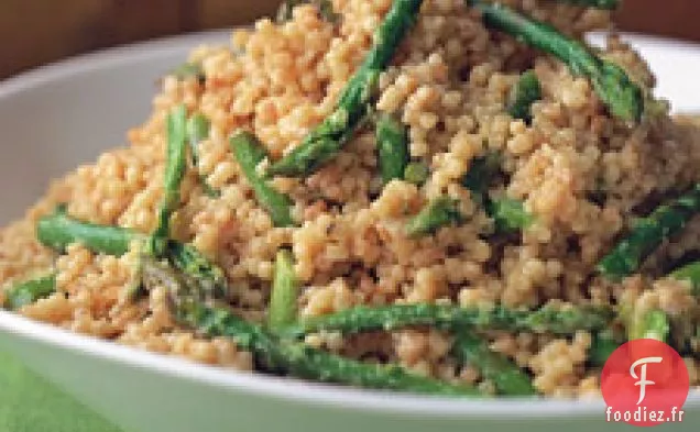 Fregula Aux Asperges Et Gorgonzola