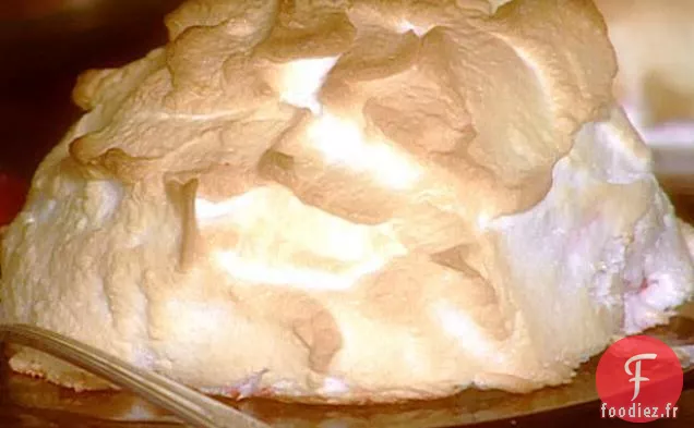 Alaska au Four avec Glace à la Fraise