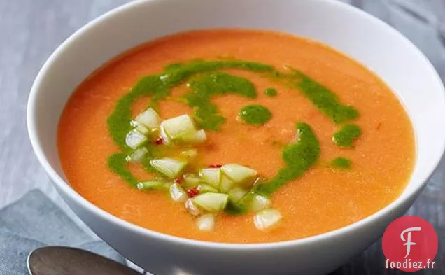 Gaspacho à l'Huile de Coriandre