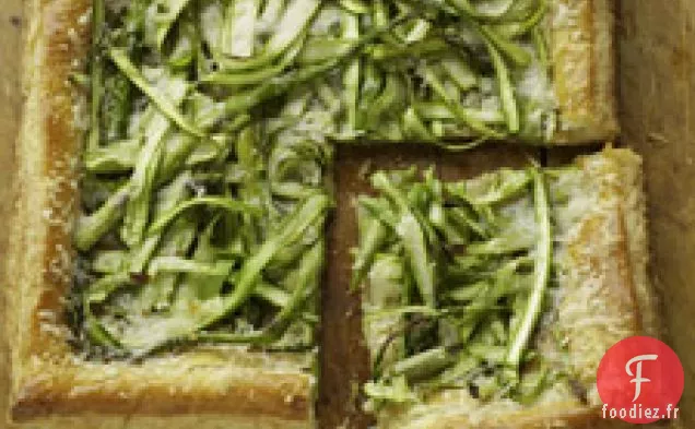 Tarte aux Asperges et au parmesan