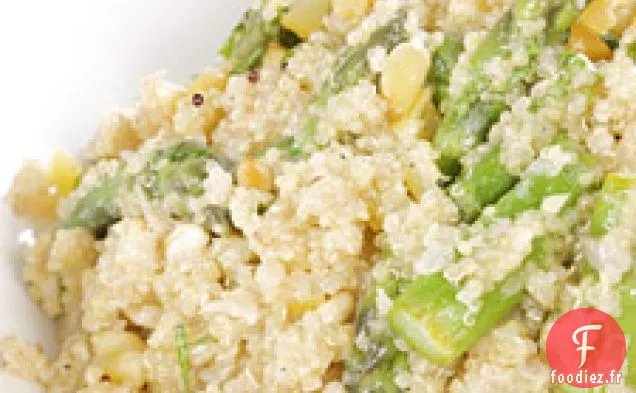 Quinoa Aux Asperges Et Vinaigrette Au Citron Confit
