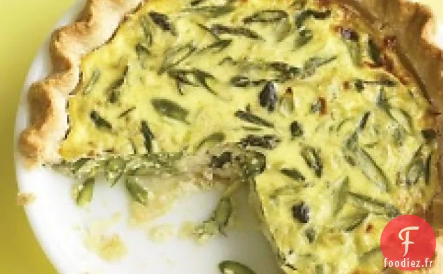 Quiche Aux Asperges, Poireaux Et Gruyère