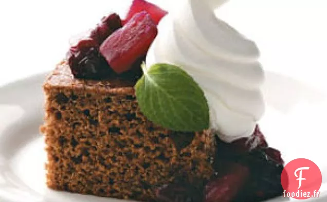 Pain d'épices avec Compote