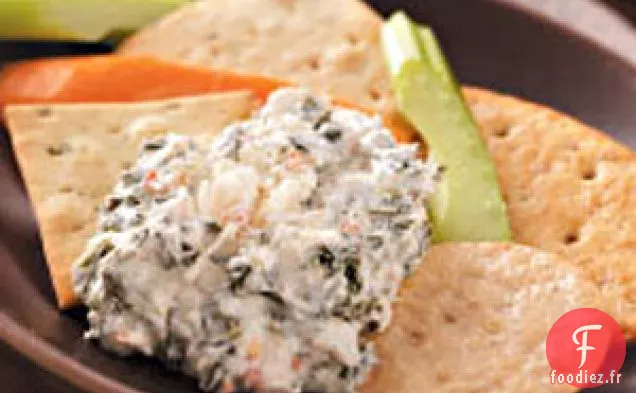 Trempette aux Épinards et au Crabe