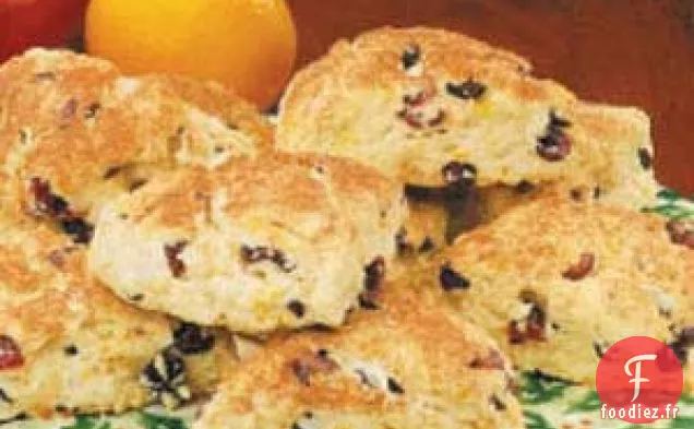 Scones au Babeurre aux Canneberges