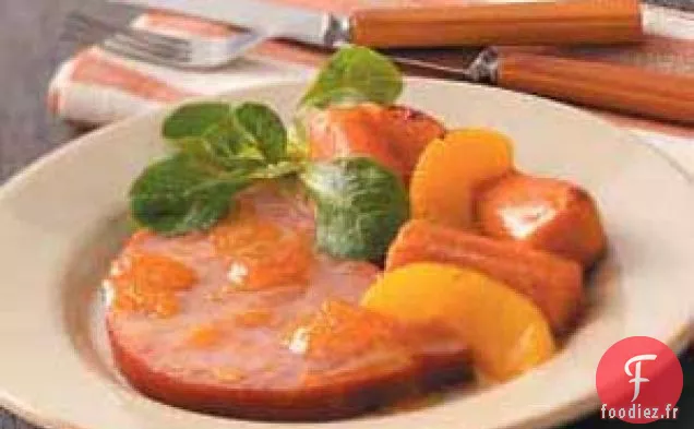 Jambon Glacé aux Patates Douces