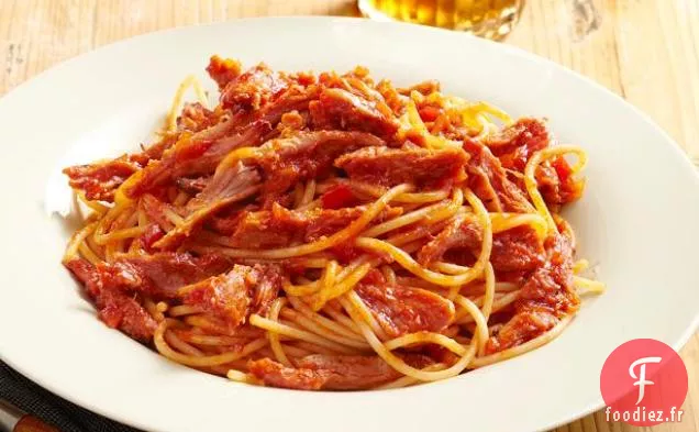 Spaghettis au Barbecue