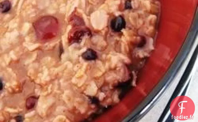 Gruau Épicé aux Canneberges et à l'Orange