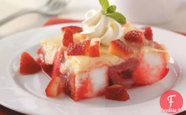 Dessert aux Fraises Sans Cuisson