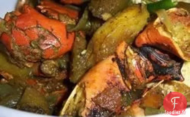 Curry de Crabe Épicé-Style Bangla