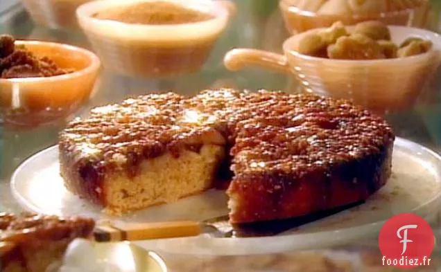 Gâteau à La Banane et aux Noisettes Renversé