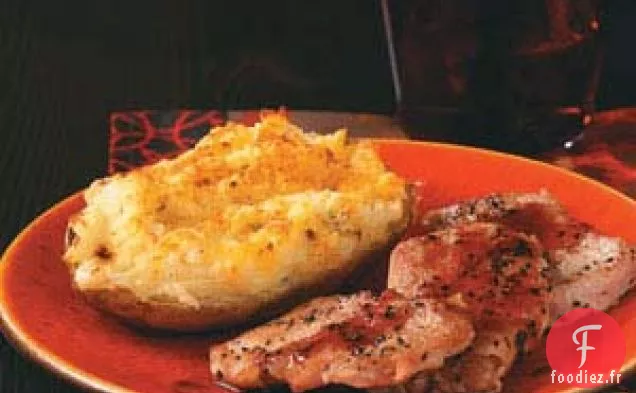 Pommes De Terre Aux Herbes Cuites Deux Fois