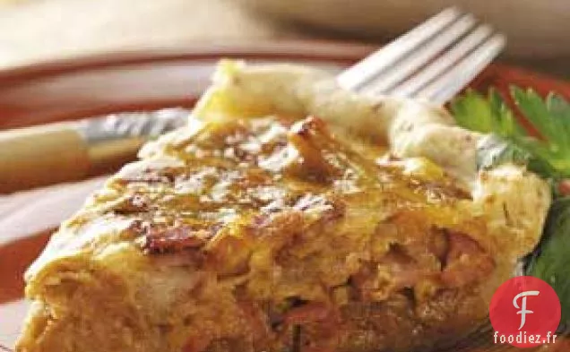 Quiche Canadienne au Bacon et à l'Oignon