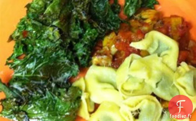 Chou Frisé Rôti au Chili