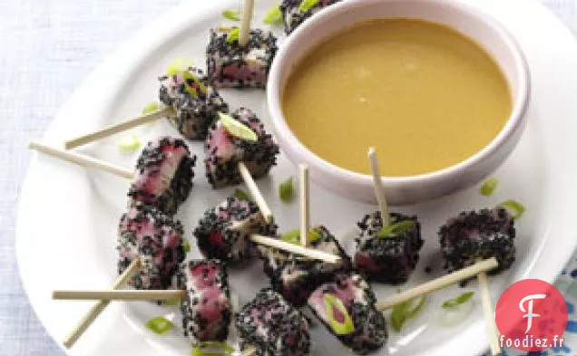 Bouchées de Thon Asiatique à la Sauce Dijonnaise