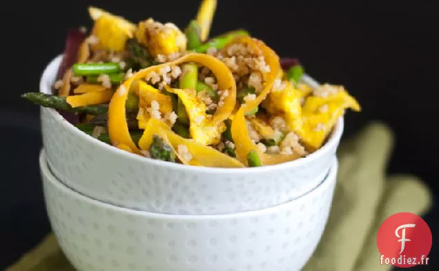 Millet sauté végétarien