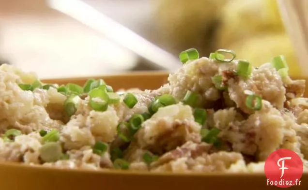 Pommes De Terre Écrasées de Style Restaurant