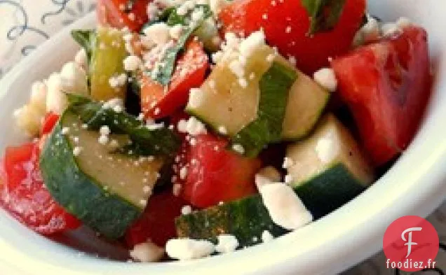 Salade de Tomates, Basilic et Feta