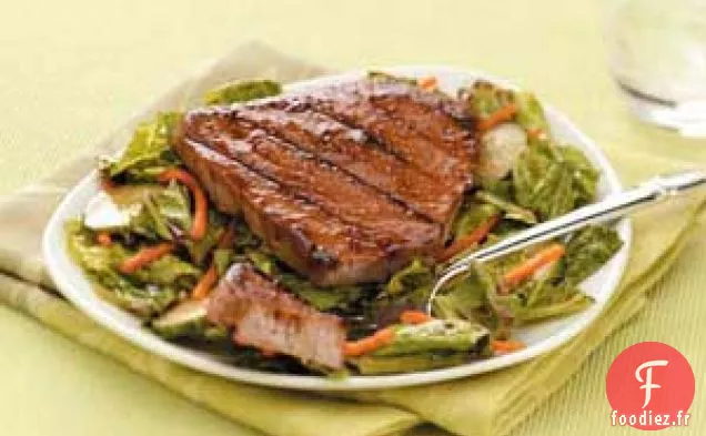 Thon Framboise-Chili sur Légumes Verts