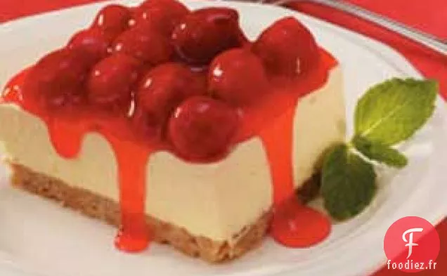 Dessert au Fromage aux Cerises Sucrées