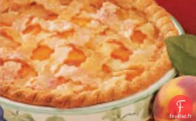 Tarte Aux Pêches Et à La Crème